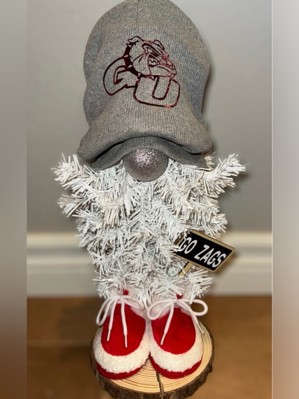 NEW Custom Specialty Gnome - Go Zags ❤️